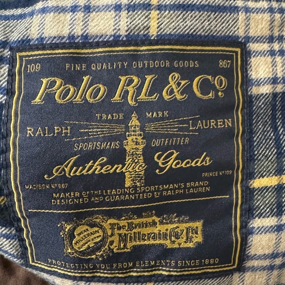 POLO RALPH LAUREN Canvas Utility Barn Chore Work Coat Corduroy Size XL NWT - Picture 12 of 16